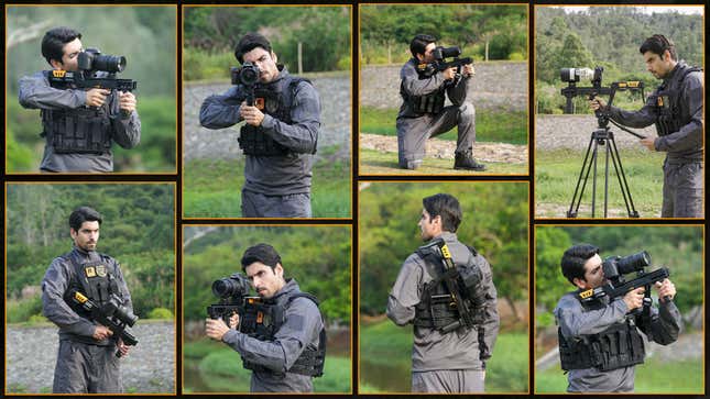Imagen para el artículo titulado Stockman es un soporte de cámara para que “dispares las fotos” como si estuvieras en combate