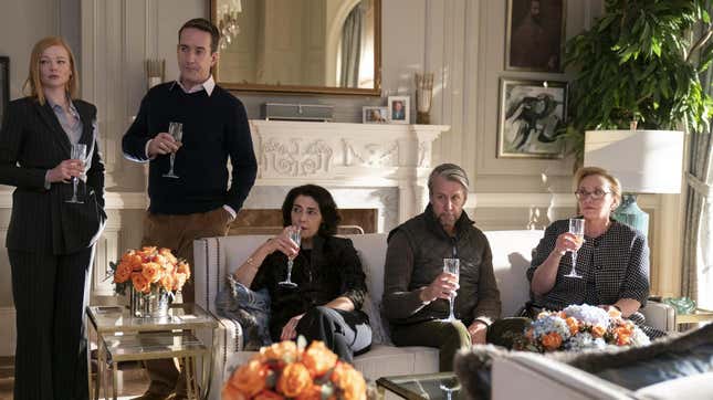 Sarah Snook, Matthew Macfadyen, Hiam Abbass, Alan Ruck, and J. Smith-Cameron