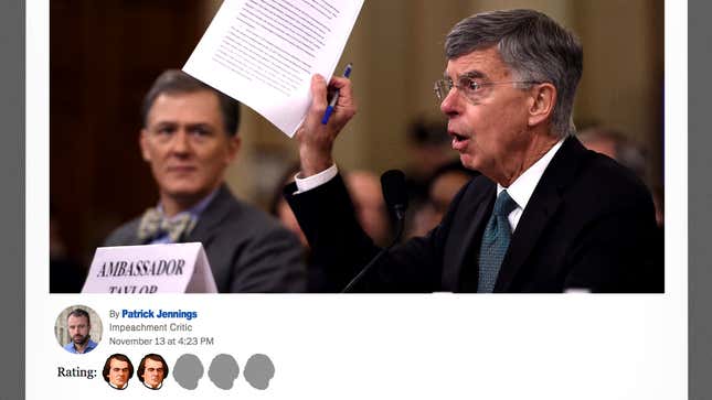 Image for article titled ‘Washington Post’ Impeachment Critic Gives Insipid Day One Inquiry 2 Out Of 5 Andrew Johnsons