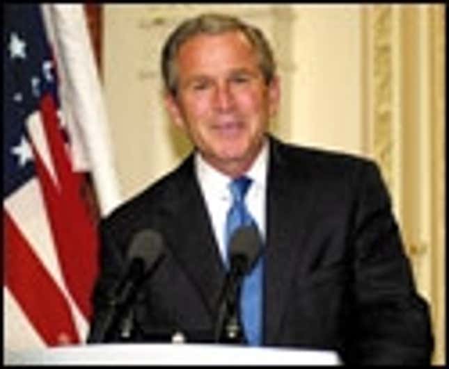 Image for article titled Bush Extremely Proud Of New Suit