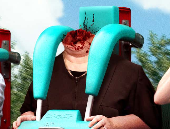Image for article titled Elena Kagan Decapitated During Rollercoaster Ride