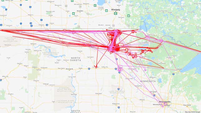 Image for article titled We Mapped Where Customs and Border Protection Drones Are Flying in the U.S. and Beyond