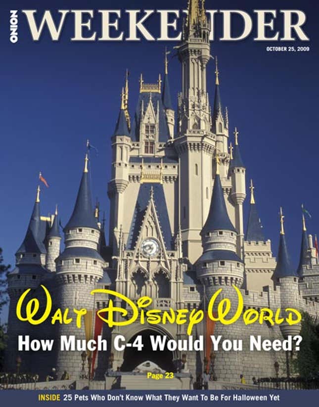 Image for article titled Walt Disney World: How Much C4 Would You Need?