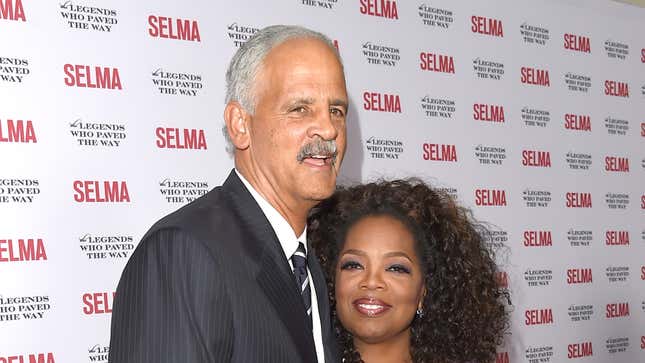 Oprah Winfrey and Stedman Graham attend the ‘Selma’ and the Legends Who Paved the Way gala on December 6, 2014, in Goleta, California.