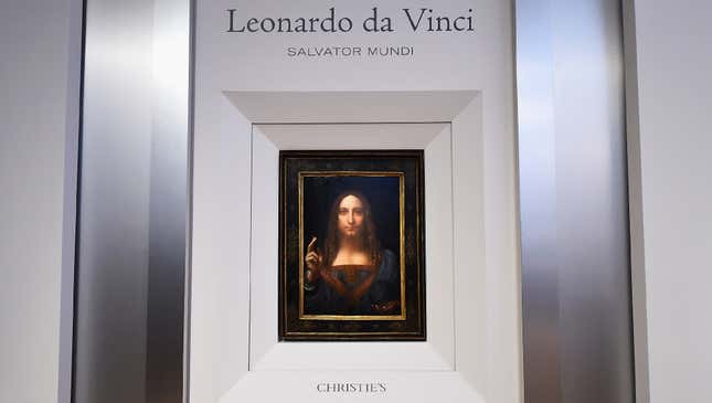 Image for article titled Buyer Of $450 Million Da Vinci Painting Sort Of Assumed It Would Come With Frame