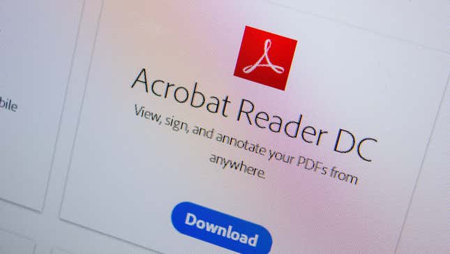 Image for article titled Fix 14 Security Issues by Updating Adobe Acrobat and Reader