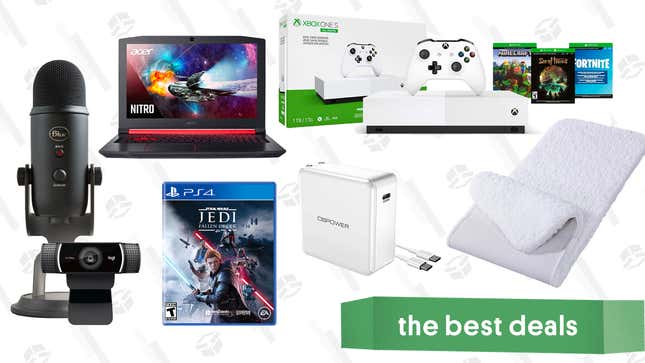 Image for article titled Tuesday&#39;s Best Deals: Xbox One S, Cashmere Scarves, USB-C Wall Chargers, and More