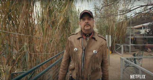 Image for article titled Is This Your Tiger King? Joe Exotic Wonders Why He Can&#39;t Say the N-Word in Unearthed Video