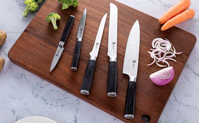 Kyoku 5-Piece Knife Set | $80 | Amazon | Promo Code KYOKUFAC 