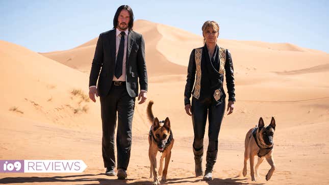 John Wick and Halle Berry in John Wick: Chapter 3 – Parabellum.