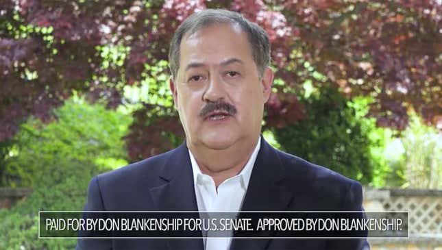 Image for article titled New Don Blankenship Campaign Ad Touts Jobs Created In Wake Of Upper Big Branch Mining Disaster