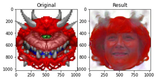 Imagen para el artículo titulado Esto es lo que pasa cuando le das personajes de videojuego a un algoritmo para mejorar fotos pixeladas