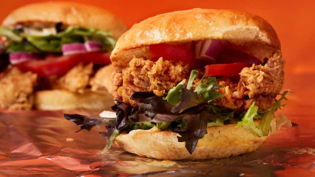 Image for article titled Time is a flattened fried chicken breast: A history of the chicken sandwich wars