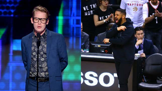 Image for article titled Macaulay Culkin vs. Drake: A Brief Timeline