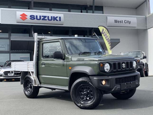 Image for article titled Suzuki New Zealand Converts Jimnys Into Tiny Flatbed Trucks