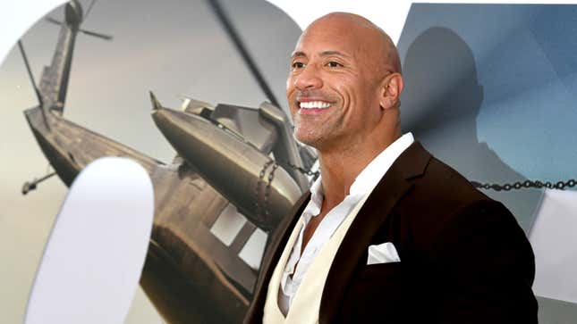 Image for article titled Dwayne Johnson is very sweaty and very happy to be friends with Vin Diesel (or so he says)