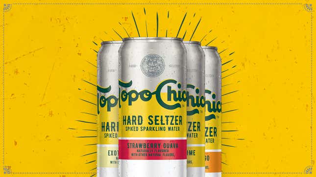 Product shot of Topo Chico Hard Seltzer [image provided by Molson Coors]