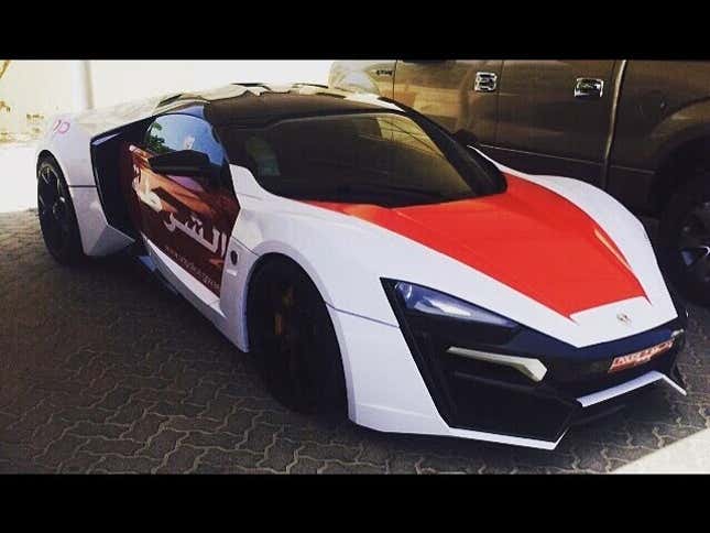 This Abu Dhabi Police Car Is A 770-Horsepower Lykan HyperSport