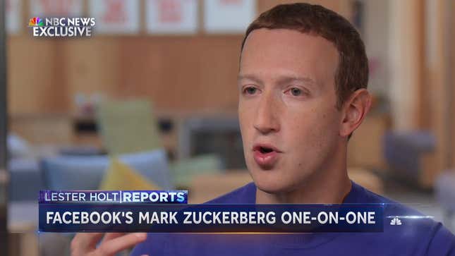 Image for article titled Zuckerberg: I Feel Responsible for the &#39;Different Ways&#39; Facebook Was Used to Cause, Uh, &#39;Effects&#39;