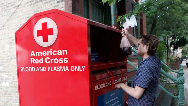 Image for article titled Red Cross Installs Blood Drop-Off Bins For Donors’ Convenience