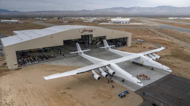 Image for article titled World&#39;s Largest Plane Takes Off For The First Time