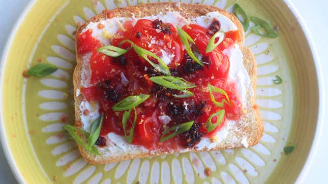 Image for article titled You Should Make Tiny Tomato Toast