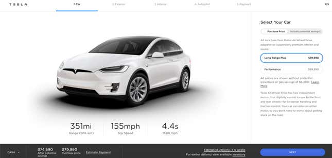 Imagen para el artículo titulado Tesla rebaja por sorpresa el precio de sus autos en miles de dólares