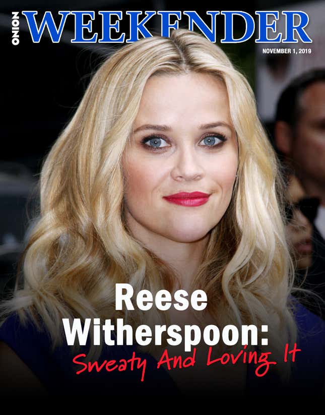 Image for article titled Reese Witherspoon: Sweaty And Loving It