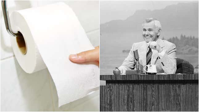 Image for article titled Get Involved, Internet: Support this film about Johnny Carson causing a toilet-paper shortage