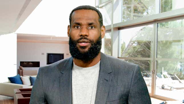 Image for article titled Rusty LeBron James Unable To Identify A Basketball