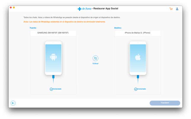 Imagen para el artículo titulado Cómo hacer una copia de WhatsApp entre iPhone y Android sin morir en el intento