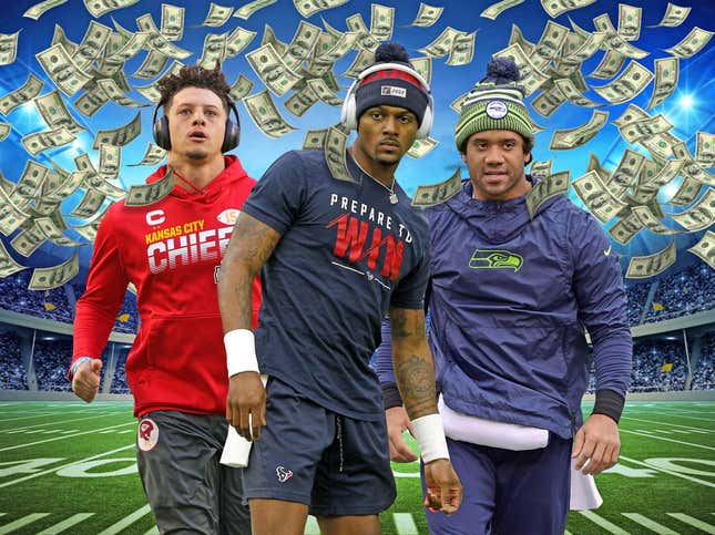 Image for article titled With Deshaun Watson’s $177M Deal, Black QBs are the Face of the NFL