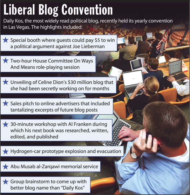 Image for article titled Liberal Blog Convention