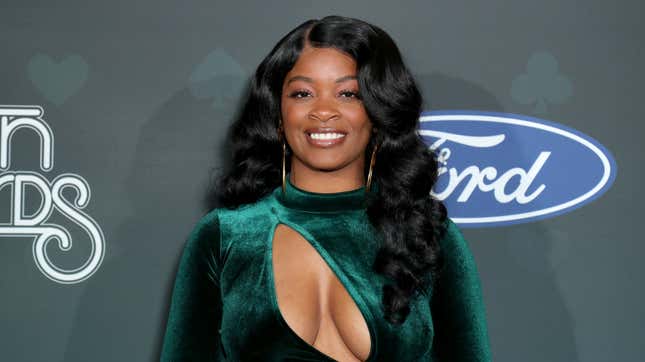 Ari Lennox poses backstage at the 2019 Soul Train Awards presented by BET at the Orleans Arena on November 17, 2019, in Las Vegas, Nevada.
