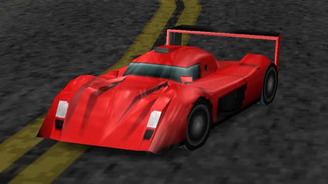 Image for article titled Behold These Hilariously Off-The-Mark Car Models From Old Racing Games