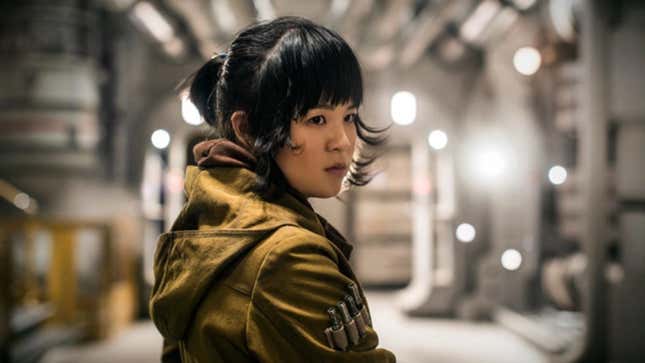 Kelly Marie Tran,haciendo de Rose Tico.
Imagen: Disney/Lucasfilm