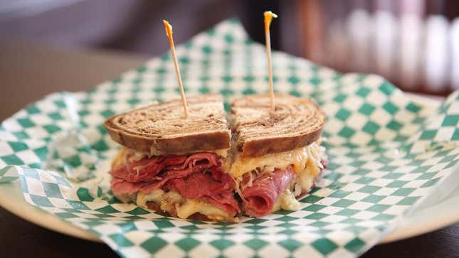 Image for article titled Report: Reuben Rated Top Midsize Sandwich In Its Class