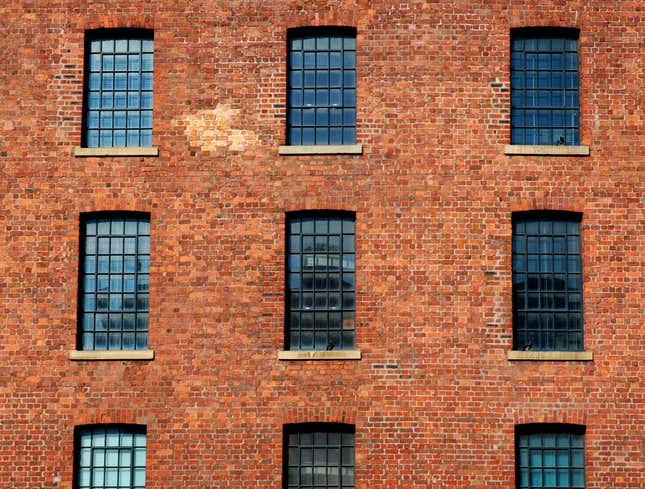 Image for article titled Building Self-Conscious About Patch Of Discolored Bricks