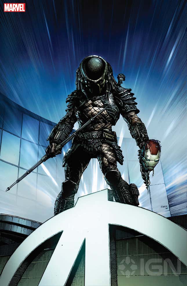 Finch’s full teaser art featuring the Predator.