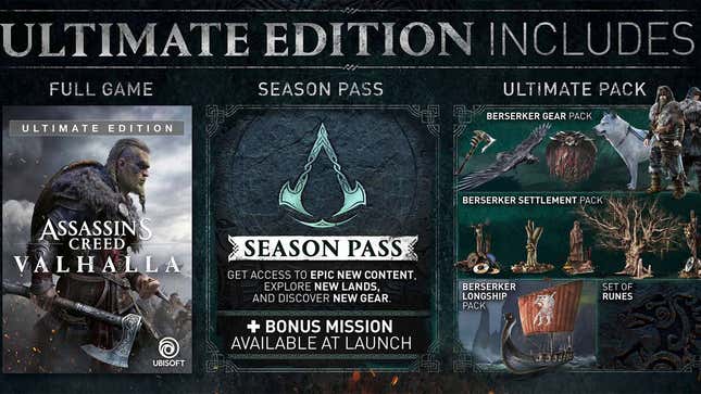 Image for article titled Assassin's Creed Valhalla Pre-Order Guide: Bonuses, Ultimate Edition, Release Date, and More