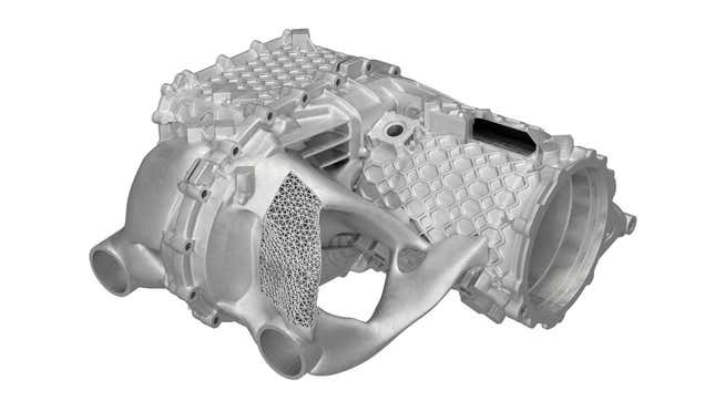 Imagen para el artículo titulado Las increíbles piezas de motor que Porsche imprime en 3D