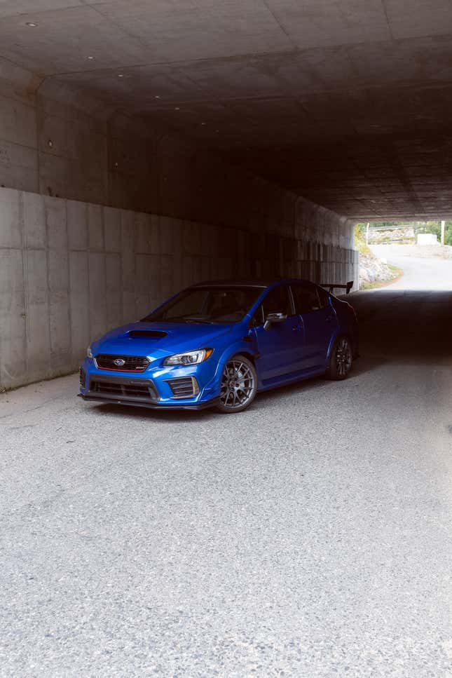 Image for article titled The 2019 Subaru WRX STI S209 Has So Much Grip Even Race Car Drivers Struggle To Get It Sideways