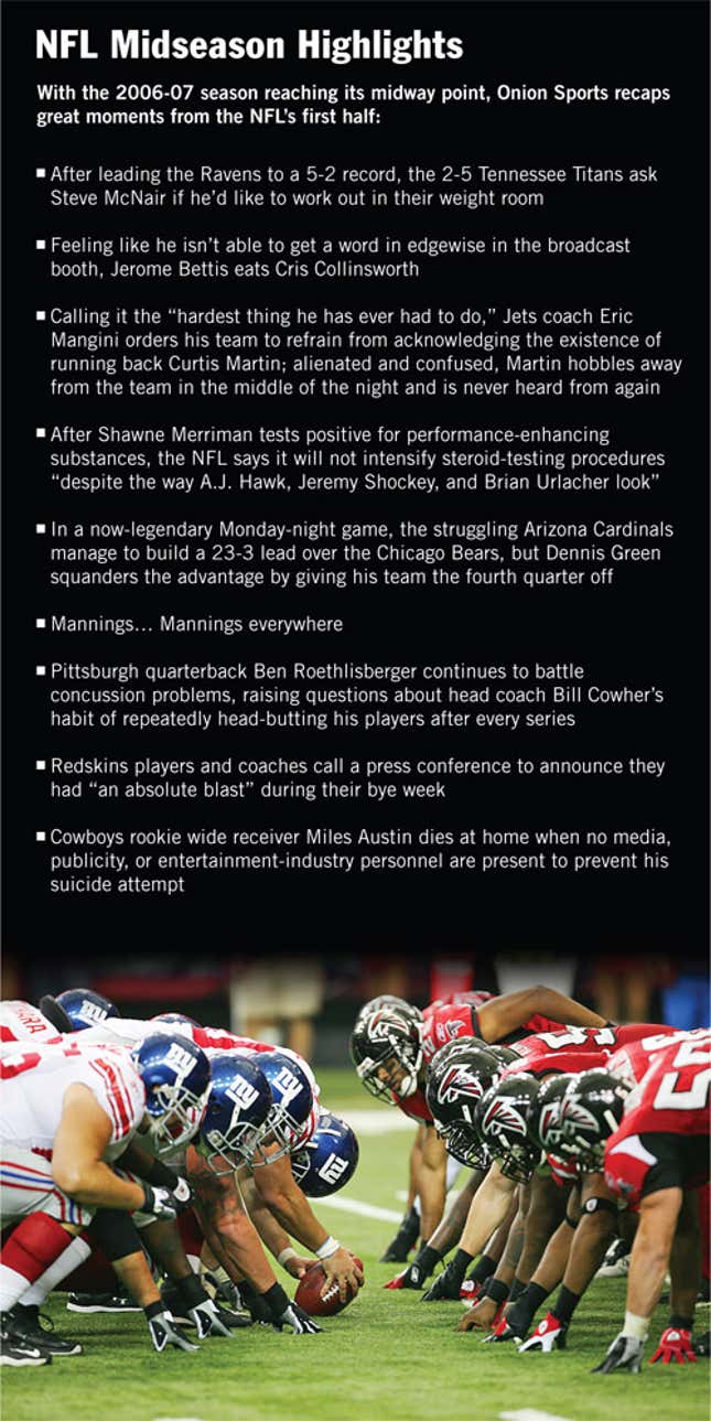 Image for article titled NFL Midseason Highlights
