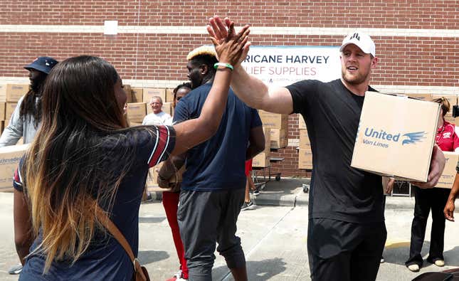 J.J. Watt was more than just a football player for the city of Houston.