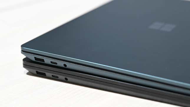 Aside from the Surface Connect port on the other side, this is all the connectivity you get on the Surface Laptop 3.