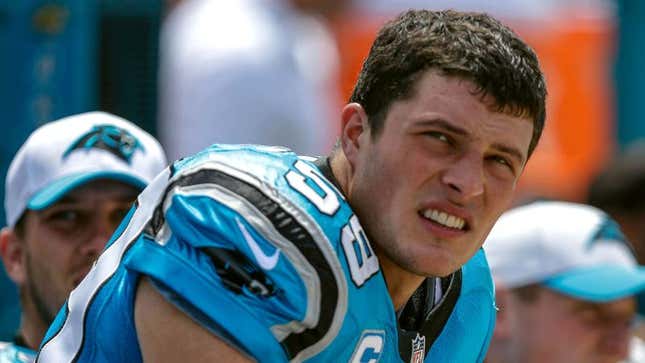 Image for article titled Luke Kuechly Undergoes Quick Brain Arthroscopy To Clean Up Cerebral Cortex