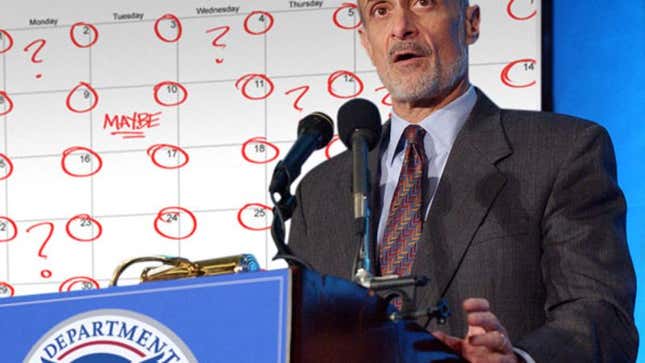 Michael Chertoff cautions citizens to accept the possibility of a 5/24.