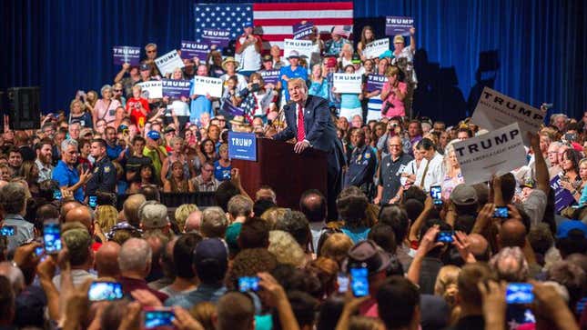 Image for article titled Frenzied Trump Supporters Admit They’d Be Just As Happy Tearing Him To Pieces