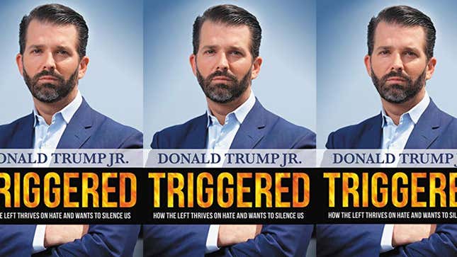 Image for article titled Donald Trump Jr. Demonstrates Expert-Level Clenching on the Cover of His Upcoming Book