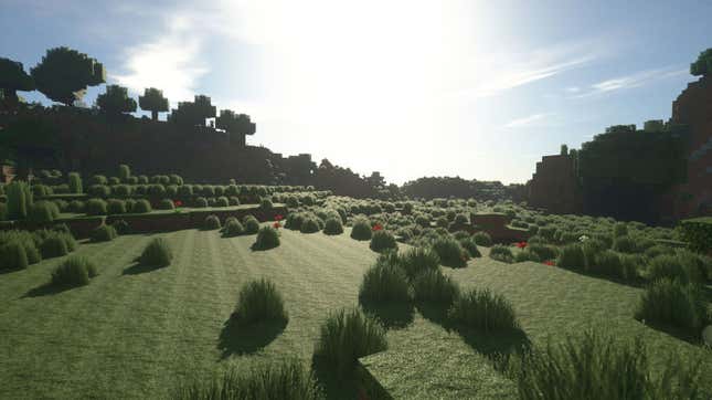 Imagen para el artículo titulado Esto es lo que pasa cuando añades luces y texturas fotorrealistas a Minecraft